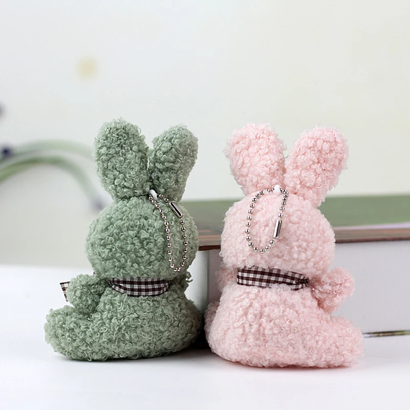 لينة لطيف الأرنب المفاتيح للأطفال ، محشوة الحيوان ، أفخم دمية ، حقيبة الظهر حقيبة قلادة ، الكرتون اللعب ، Kawaii ، الفتيات ، الفتيان ، 11 سنتيمتر ، 1 قطعة