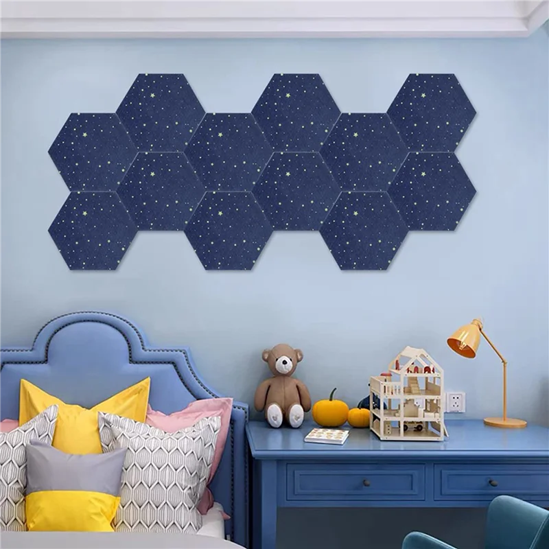 

36 Pack Starry Sky Hexagon Acoustic Panels,Sound Proofing Padding,Sound Absorbing Panel For Studio Acoustic Treatment-AA74