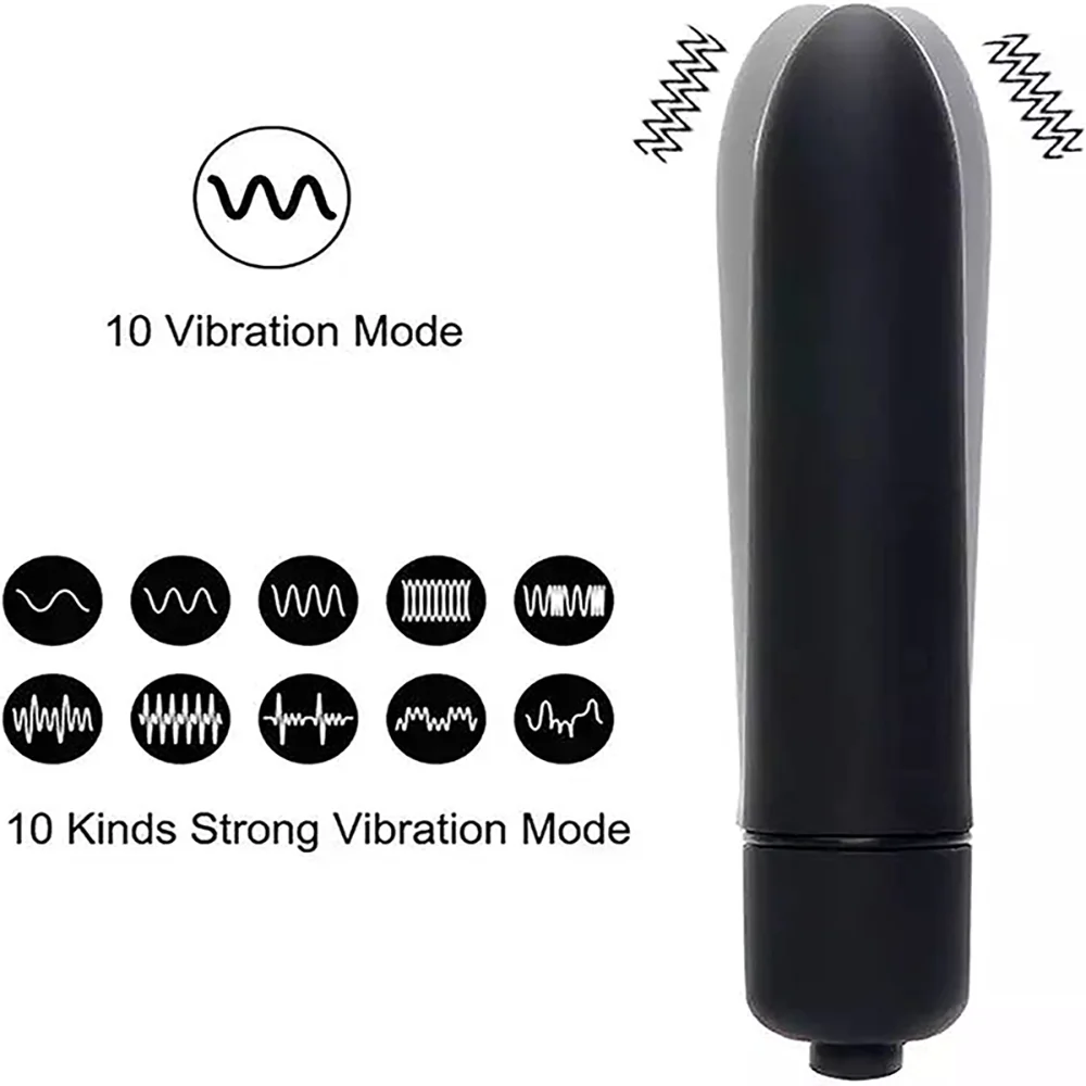 Portable Mini Bullet Vibrator Dildo 10 Speed Tease Clit Stimulator G Spot Vagina Massager Masturbator Private Sex Toys For Women