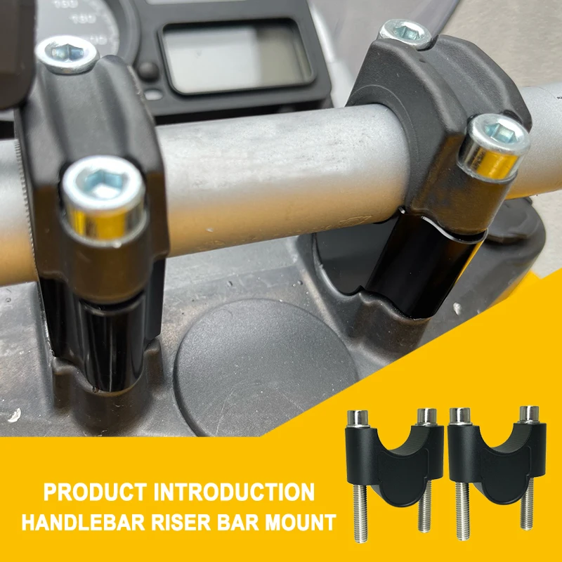 Fit For VOGE 300 RALLY 300 GY RALLY300 Handlebar Riser Mount Handle Bar Clamp Rise Extend Adapter Motorcycle Accessories