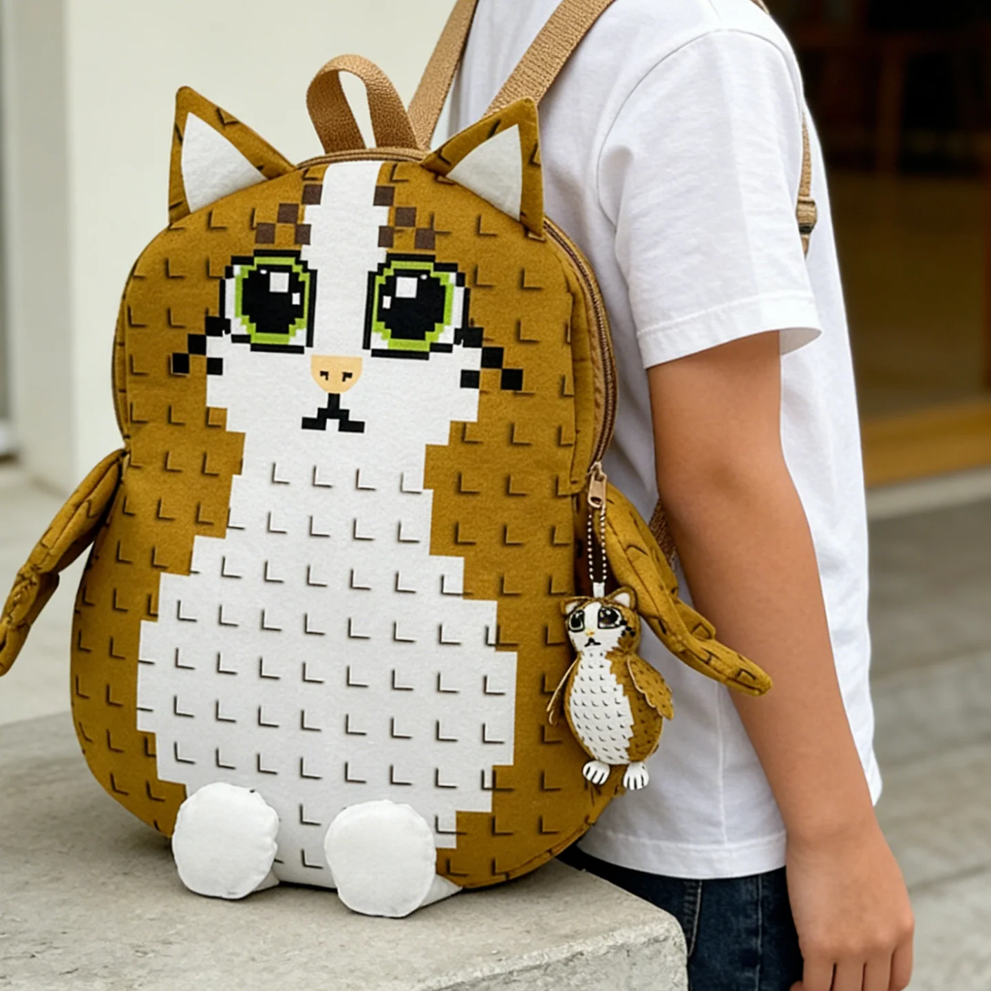 

2026 New Steal Brainrot Plush Backpack Cute Cartoon Owl Stuffed Bag Soft Kawaii Children School Bag Birthday Gifts
