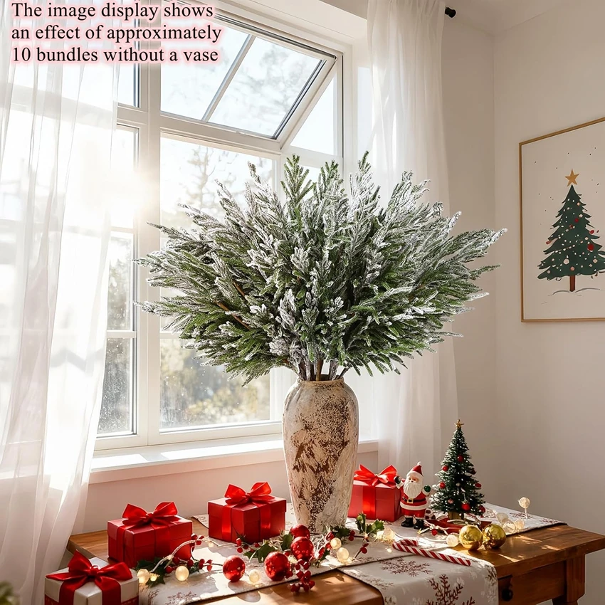 

Artificial Plants Pine Needle Christmas Tree Party Home Bedroom Table Centre Decor Outdoor Courtyard Wedding Bridal Green Leaves
