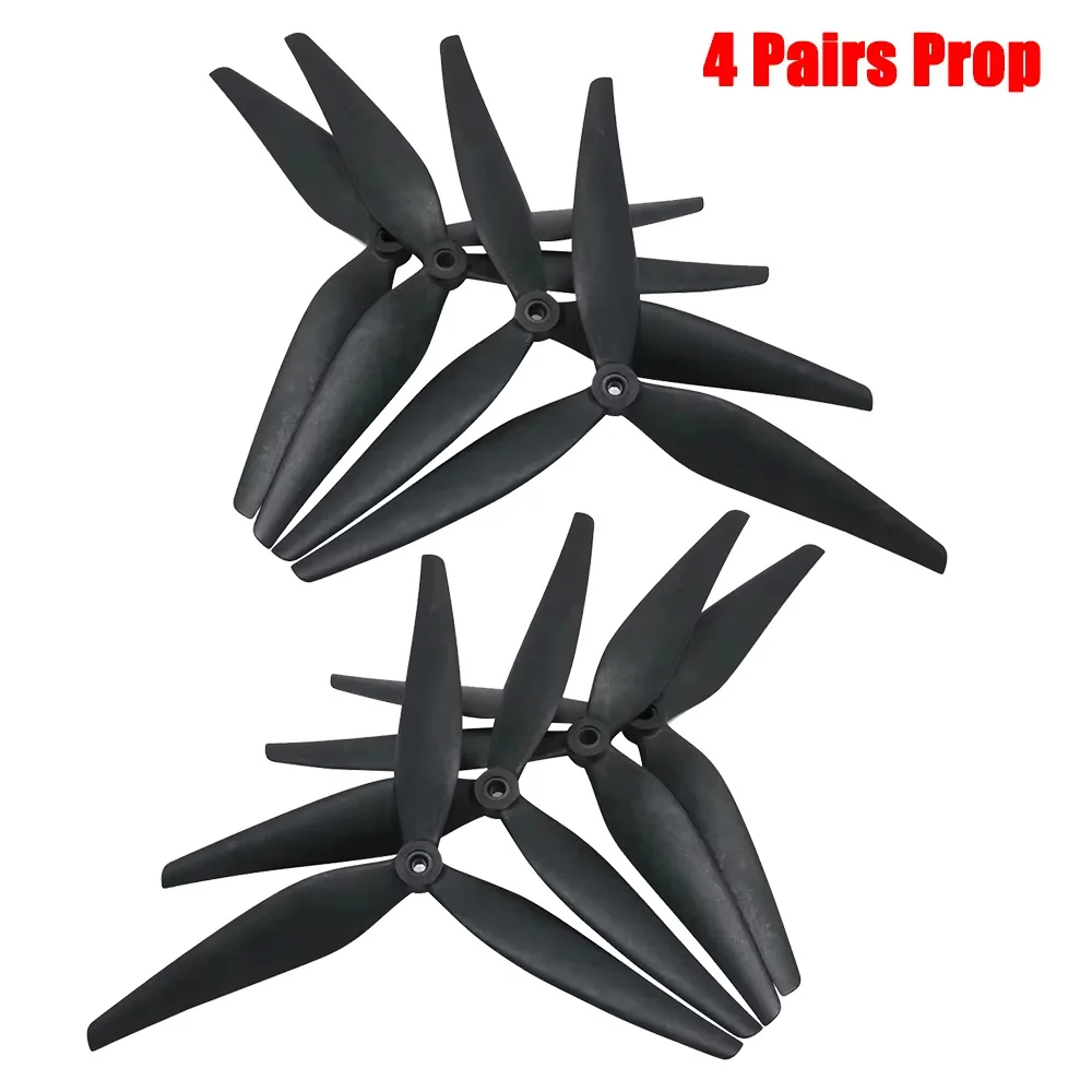 

4 пары/лот пропеллеров HQProp 13X8X3, 13X12X3, 15X7X3, 16X8X3, 17X8X3, черные, из нейлона, армированного стекловолокном, 13-17 дюймов, для FPV дронов