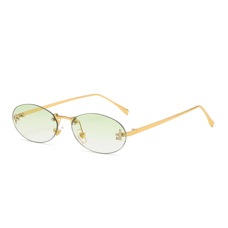 Zirosat 8115 randlose Sonnenbrille Männer Frauen Legierung optische verschreibung pflicht ige Brillen fassungen Brillen