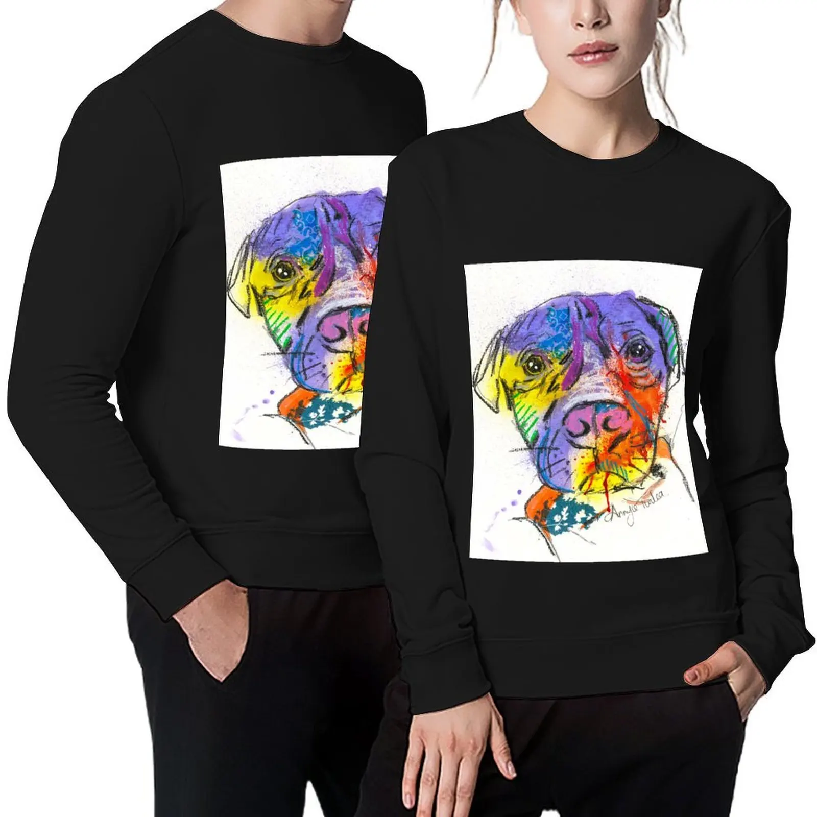 

Shar Pei - Rollo Pullover male clothes graphic t shirts men men's autumn clothes tracksuit new hoodies and sweatshirts