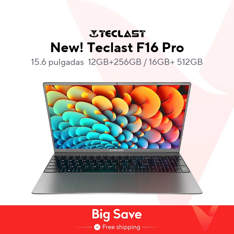 Teclast F16pro Laptop 15.6 Inch, 16Gb Ram 512Gb Ssd Computers, Voor Intel N95 Cpu, Ips Fhd 1080P Scherm, Wifi 6, Bt 5.0, Usb3.2, Verlicht Toetsenbord, 38000mwh
