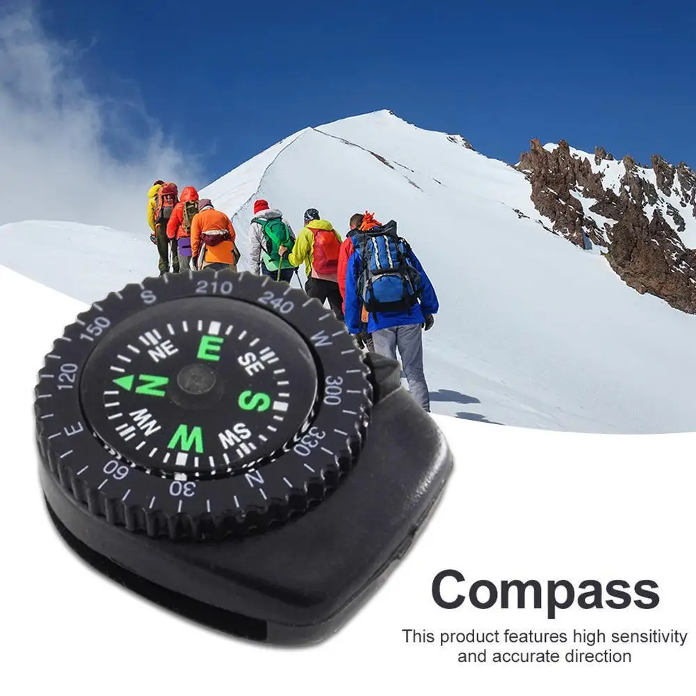 Portable Compass Outdoor Gadget Navigation Hiking Camping Orienteering Backpacking Map Reading Compass Outdoor Accessories