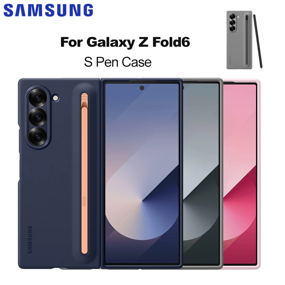 Oryginalne etui składane do Samsung Galaxy Z Fold 6 Liquid Silicone Elastic Pen z S Pen Shockproof Hard Shell EF-OF95P — zdjęcie produktu 7