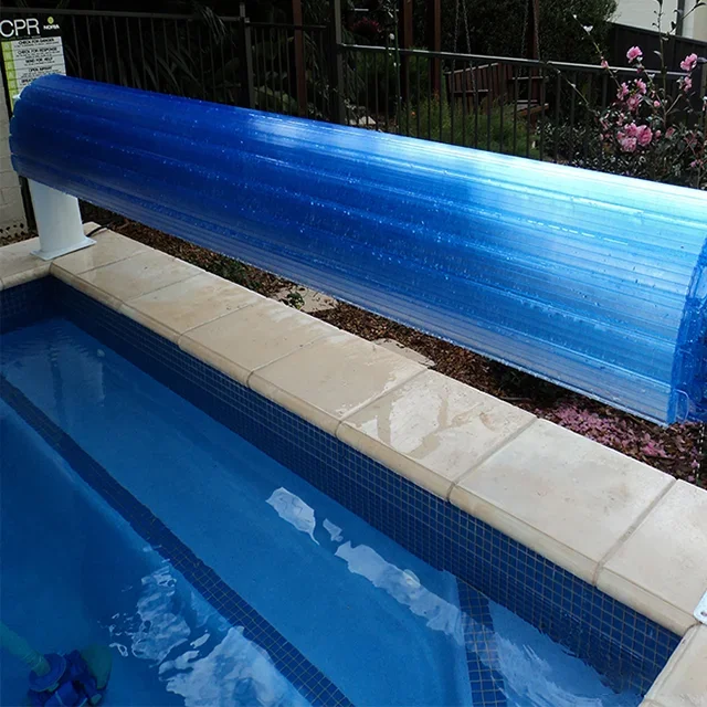 High quality all season adjustable automatic polycarbonate slatted pool slats cover safety for kids and pets