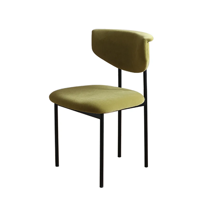 Modern minimalist dining chairs, household soft bags, backrest chairs, high-end restaurants, hotels, cafes, and leisure activiti