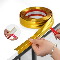 1m/Roll Multi Roll Self Adhesive Wall Tape Protector Trim Wall Corner Guard Edge Stick Molding Trim Windows Tables Countertop