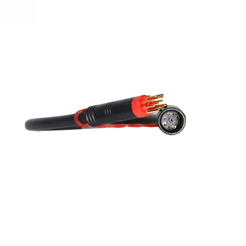 9 Pin Motor Wire Conversion Cable Black To Red Replacement Spare Part for Electric Dirt Bike Motor Repair