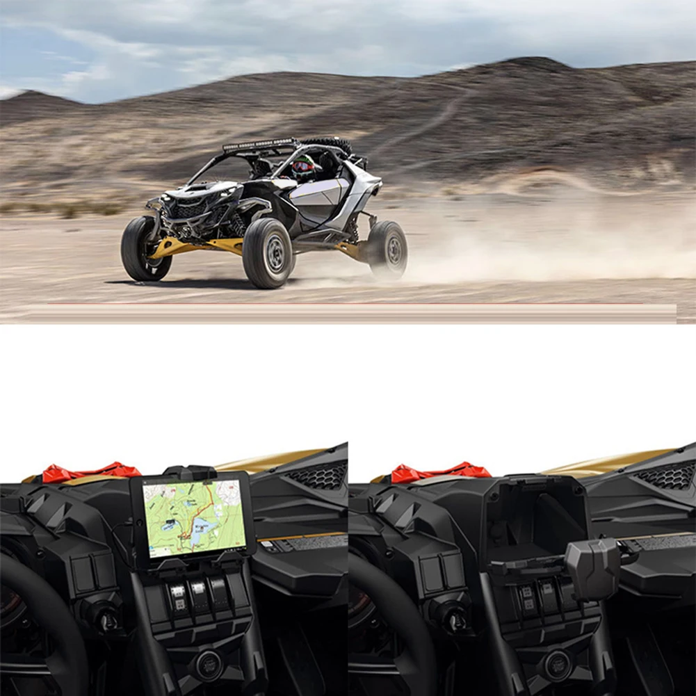 For CanAm Outlander 500 650 800 1000 L MAX Electronic Device Holder Quick Installation and Adjustable Safety Unit