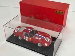 PGM 1:12 For 250 GTO 19# Le Mans Champion Car Limited to 99 Sets Simulated Resin Alloy Static Car Model Toy Gift