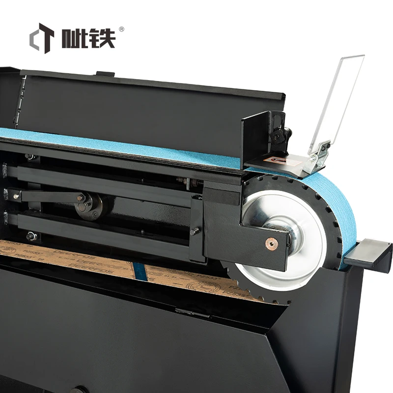 Mesin Gerinda Sabuk Logam Sander CTS75 2-roda Lebar Pita 75mm Listrik GS 1.5 Tahun OEM ODM CN;ANH Day Industrial Diy,industrial