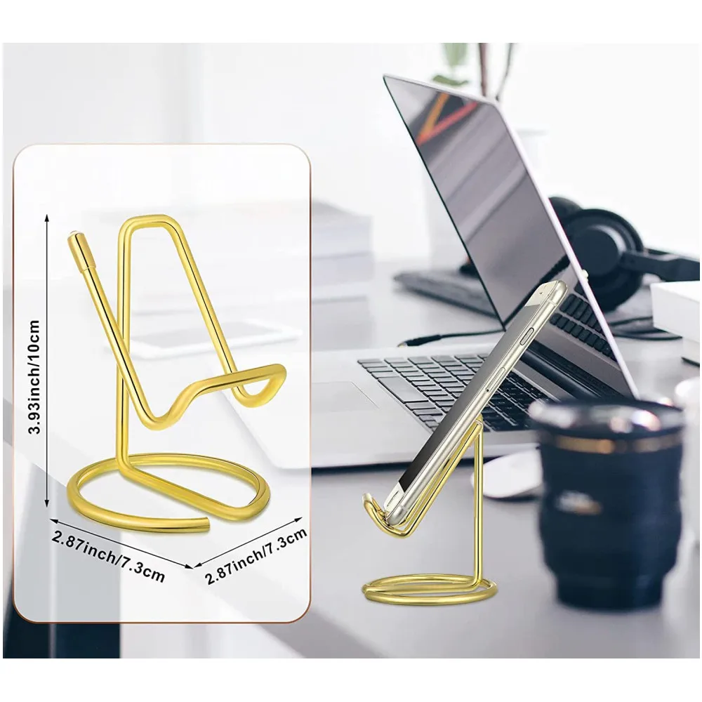 Holder Business Card Phone Pad Tablet Metal Practical Durable Sturdy Large Capacity Desk Office Card Collection Display Stand