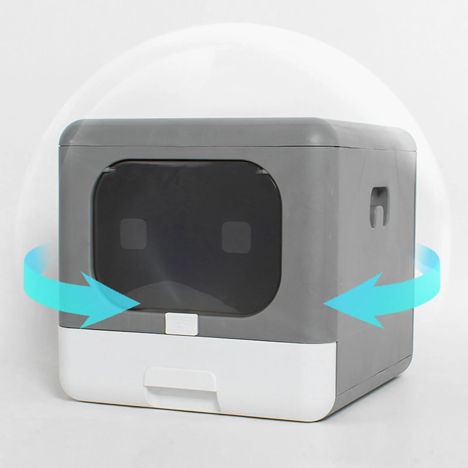 

Cat Litter Box Large Plastic Spill Proof Cat Toilet