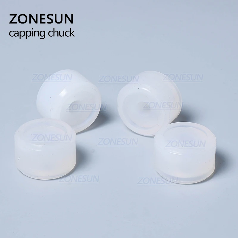 ZONESUN Friction Wheels Rubber Pad Capping Chuck Head For XLSGJ-6100 Medical Bottle Capping Machine Cosmetic Perfume Juice