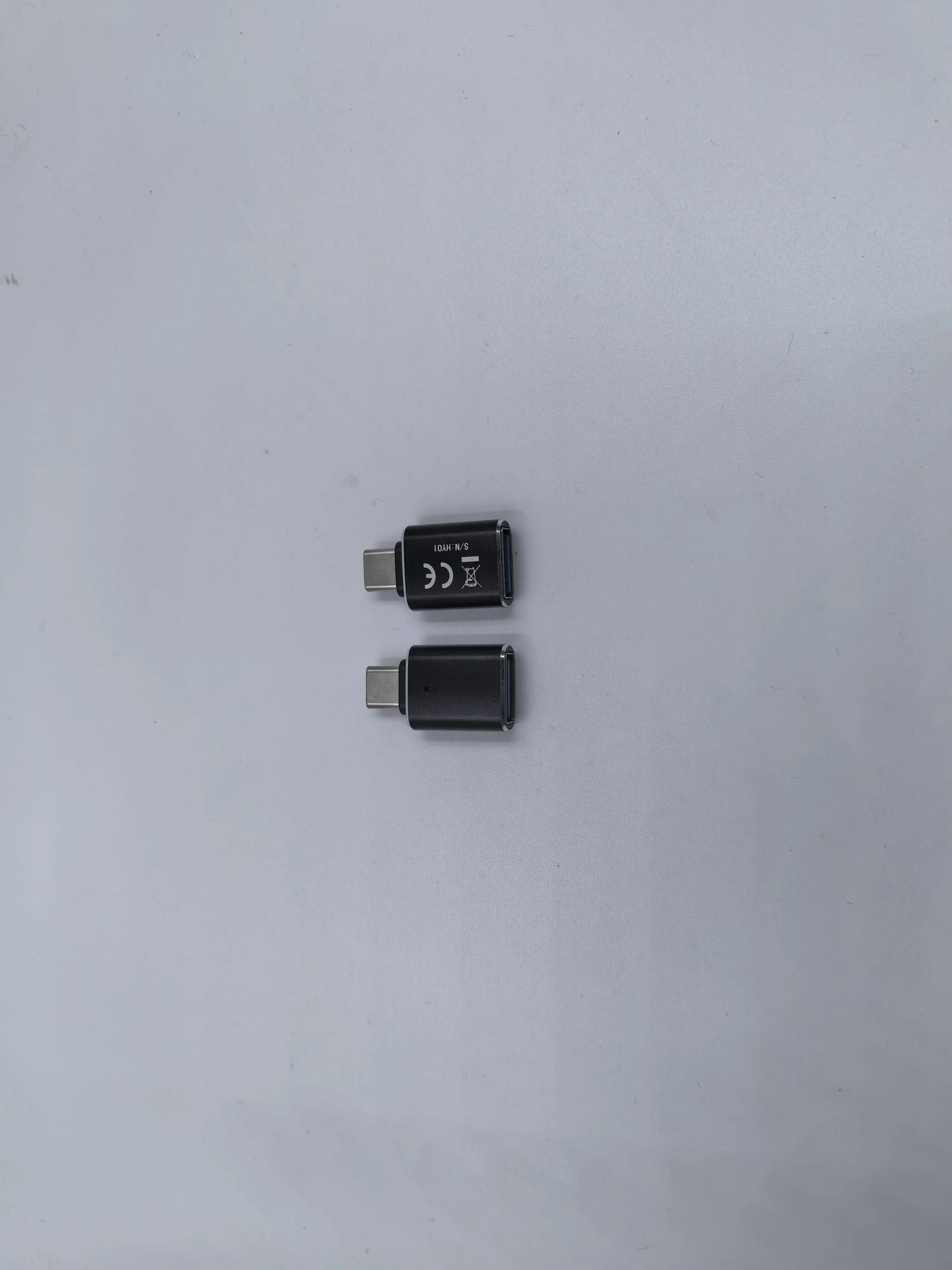 LED USB 3.0 To Type C Adapter OTG To USB C USB-A To Micro USB Type-C Female Connector For Samsung Xiaomi POCO Adapters