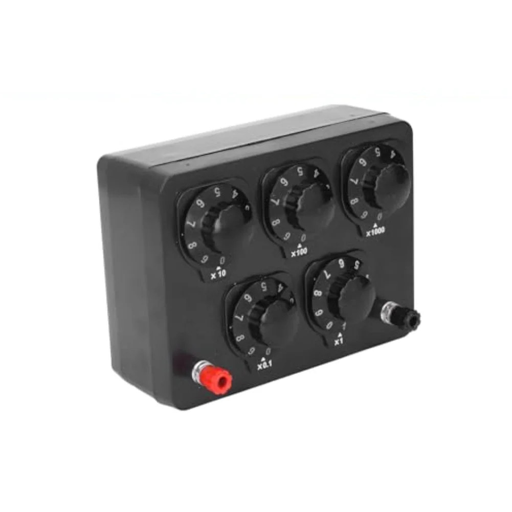 For Physics Lab Resistance Tool Adjustable 0 to 9999.9 Ohms for Student Learning and Circuit Parameter Testing