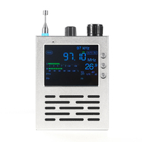 1.2 TEF6686 RDS Full Band FM/MW/Short Wave HF/LW Radio Receiver + 3.2inch LCD +3000MAh Battery + Speaker + Antenna