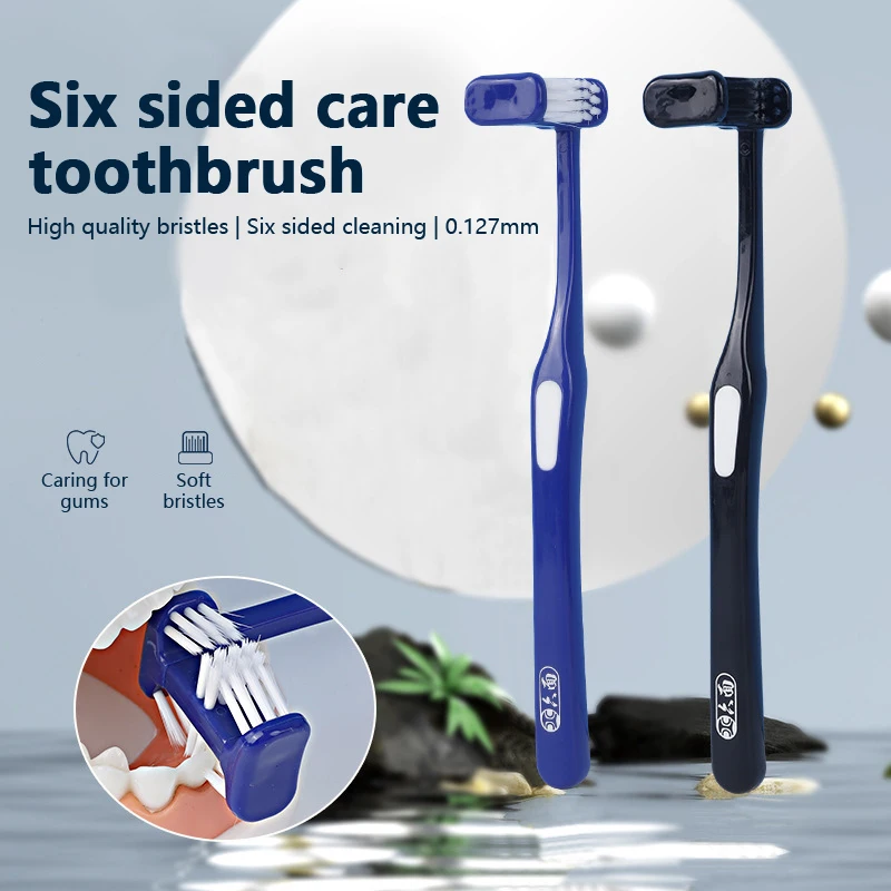 

Six-Sided Toothbrush Protect Fragile Gums For Sensitive Teeth And Gums For Sensitive For 6d Toothbrush Care For Home Use