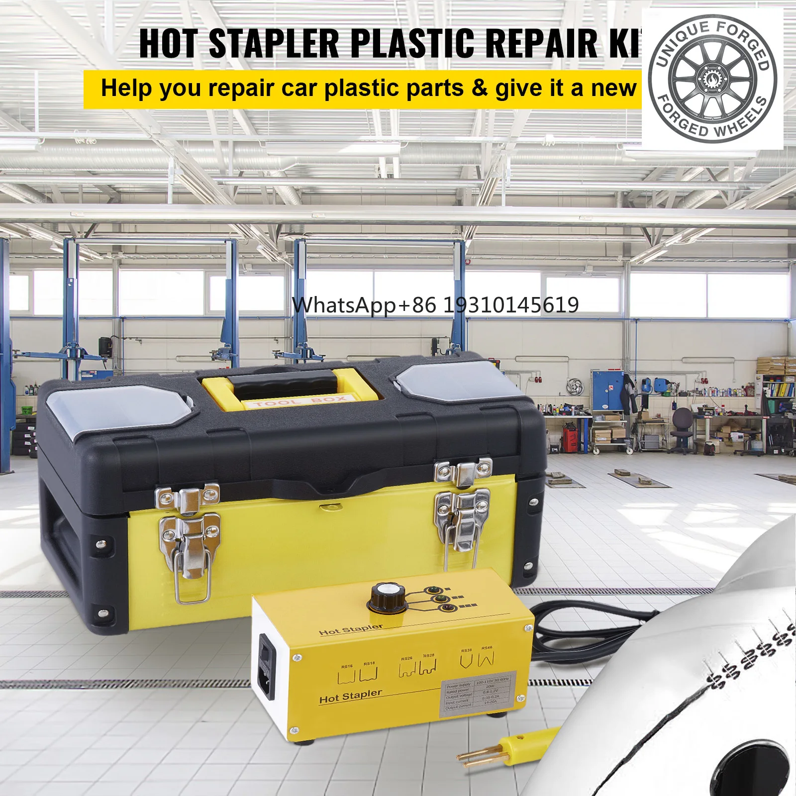 

SucceBuy Plastic Hot Joint Repair Kit 220 V 50 Hz 20 W Welding Kit 10 lb Plastic Welding Quick Fix Car Bumper Dashboard Repair
