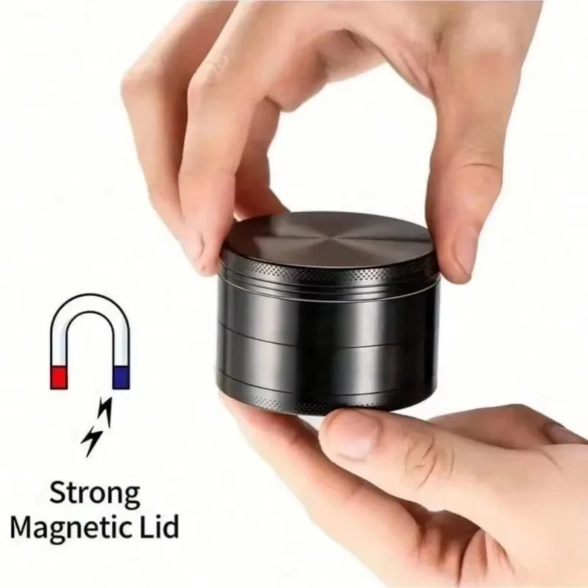 50mm Metal Cartoon Herb Grinder 4-Layers Spice Pepper Mill Salt Mortar Pestle Tobacco Raw Grass Grinder Smoking Kitchen Tool