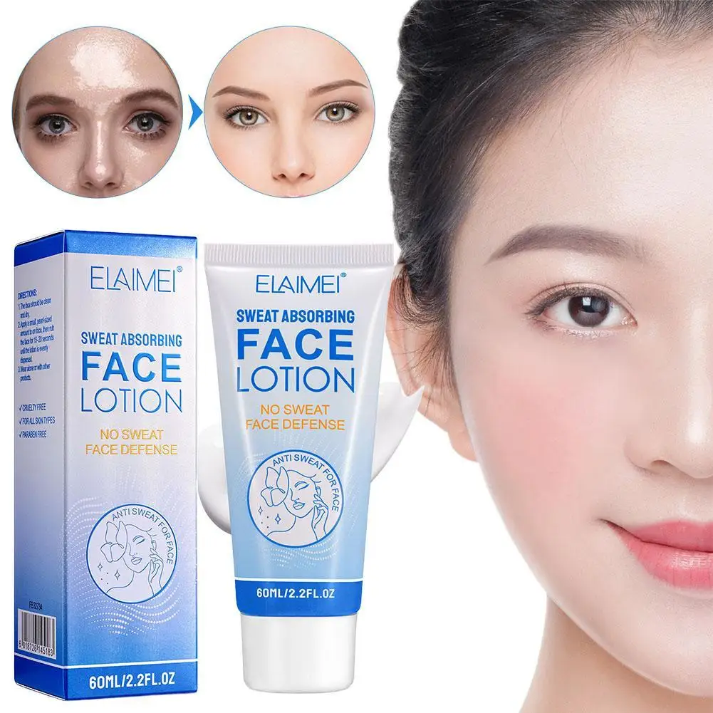 Sweat Absorbing Face Lotion Antiperspirant Stay Dry For Face Forehead Scalp Sweat Blocker Face Lotion