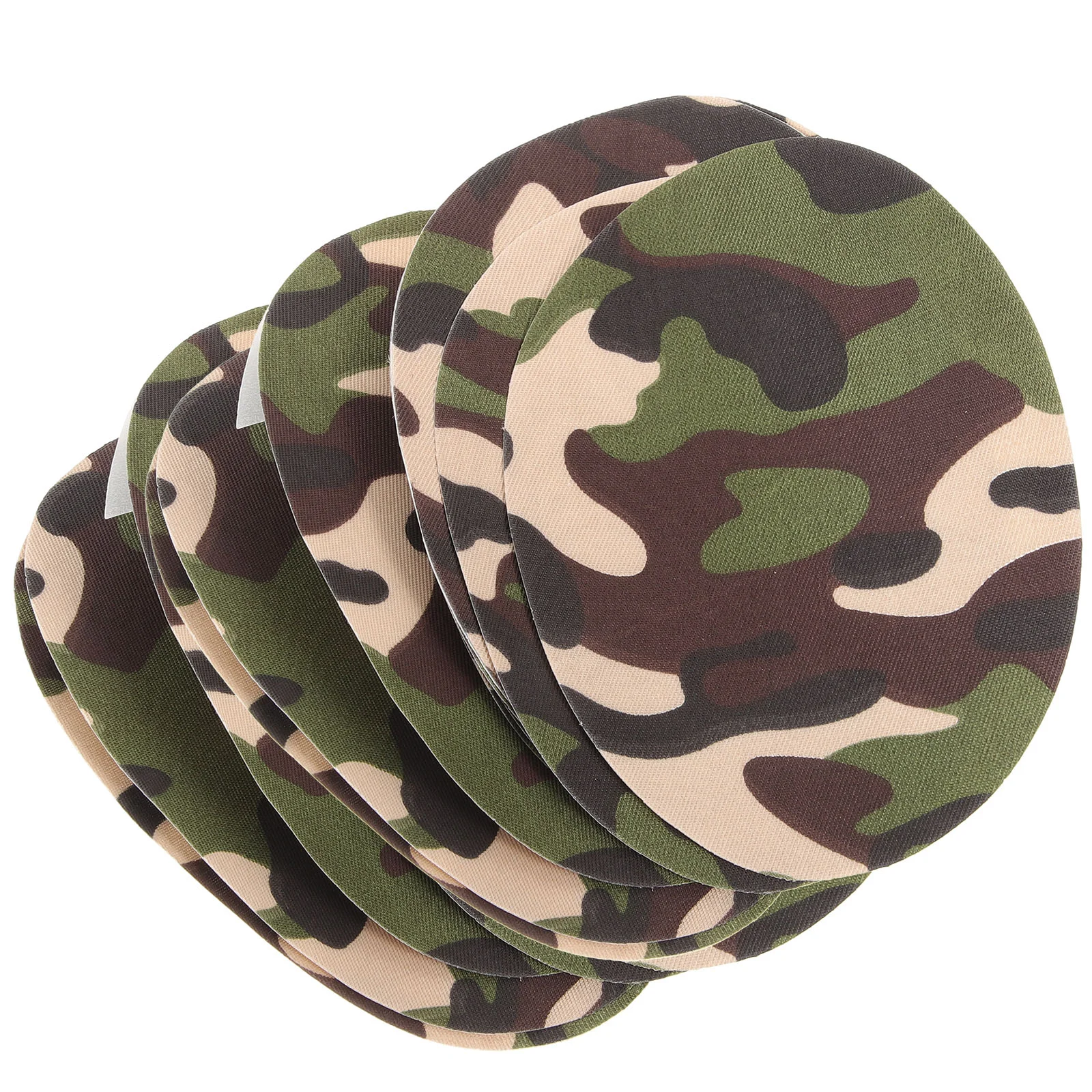 10 Pcs Cloth Patch Jackets Garment Sewing Patches Multifunction Clothes Camouflage Polyester Repairing Applique for