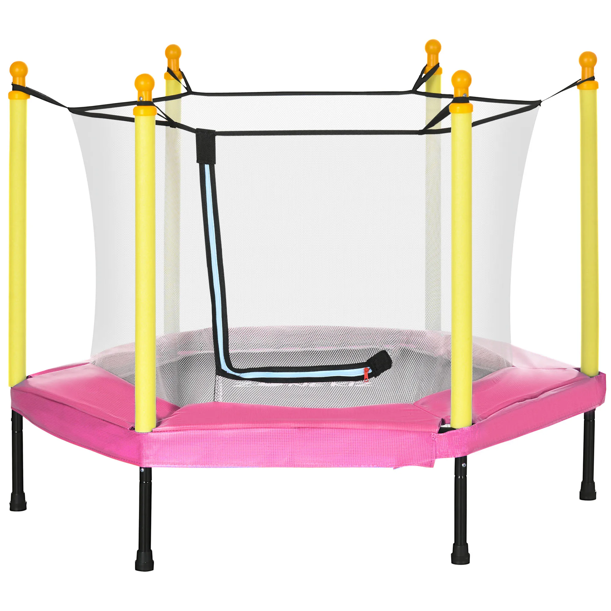 ZONEKIZ trampoline for children 3-6 years old 122x122x97 cm blue