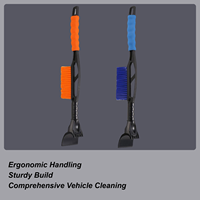 Car Windshield Ice Shovel Car Snow Brush 2 in 1 Car Icing Shovel Multi function Brush Window Ice Scraper for Cars Trucks and SUV