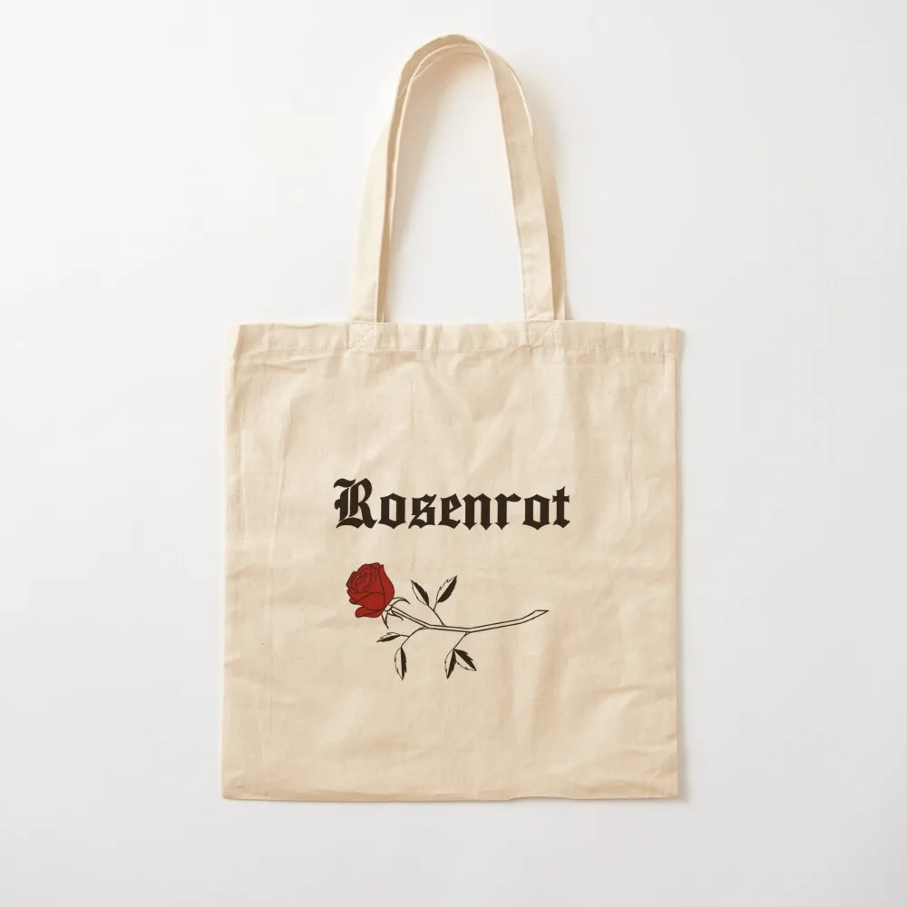 

Rosenrot - Black Tote Bag tote bag canvas eco bag folding custom bags