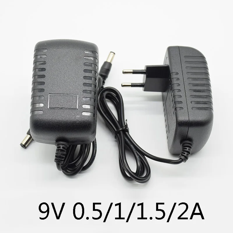 AC 100-240V DC 9V 1.5A 2A charger Volt For Guitar Parts Effect Pedal Board Electric Guitar Stompbox Power Supply Adapter