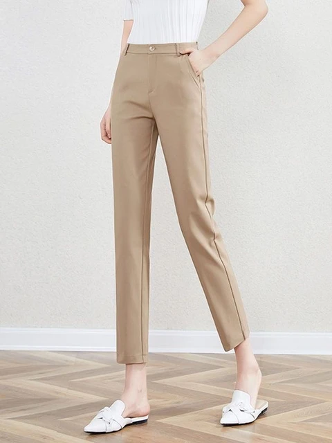 Ankle length formal pants for ladies hot sale