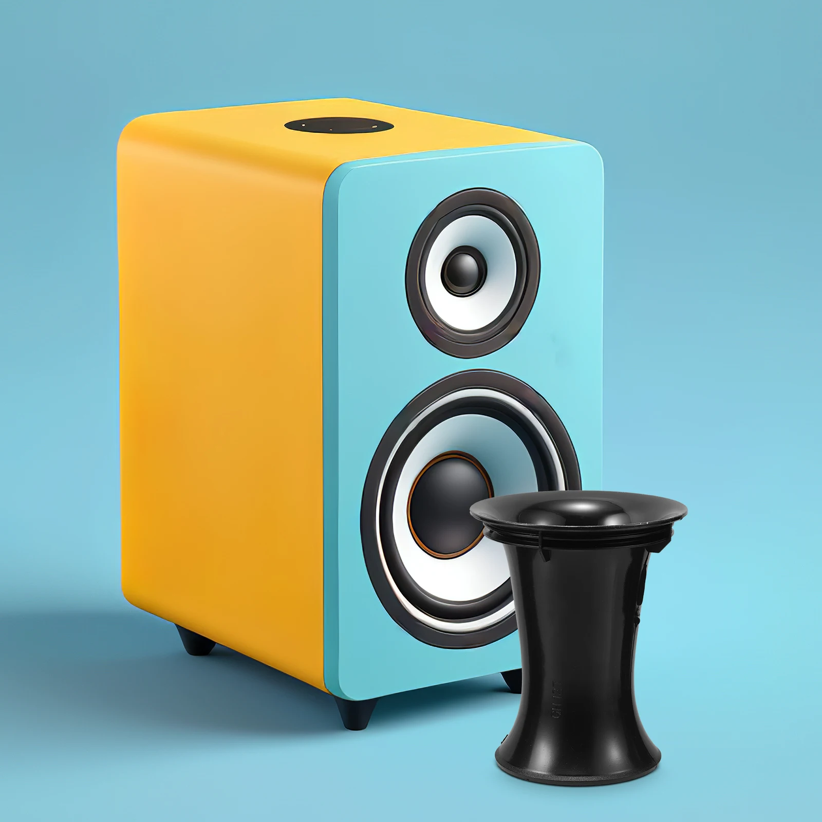 

4pcs Sound Box Port Tubes Optimized Airflow Durable Plastic Speaker Cabinet Ports For Diy Subwoofer Projects Bass Reflex Tubes