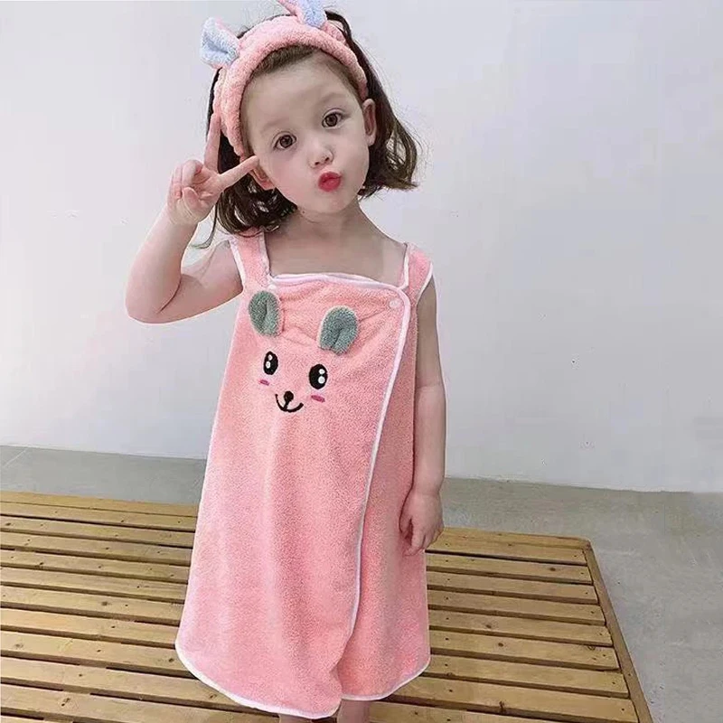 Four Seasons Universal Children Blanket Cartoon Single Layer Vest Baby Blanket Home Flannel Girls Absorbent Bath Towels