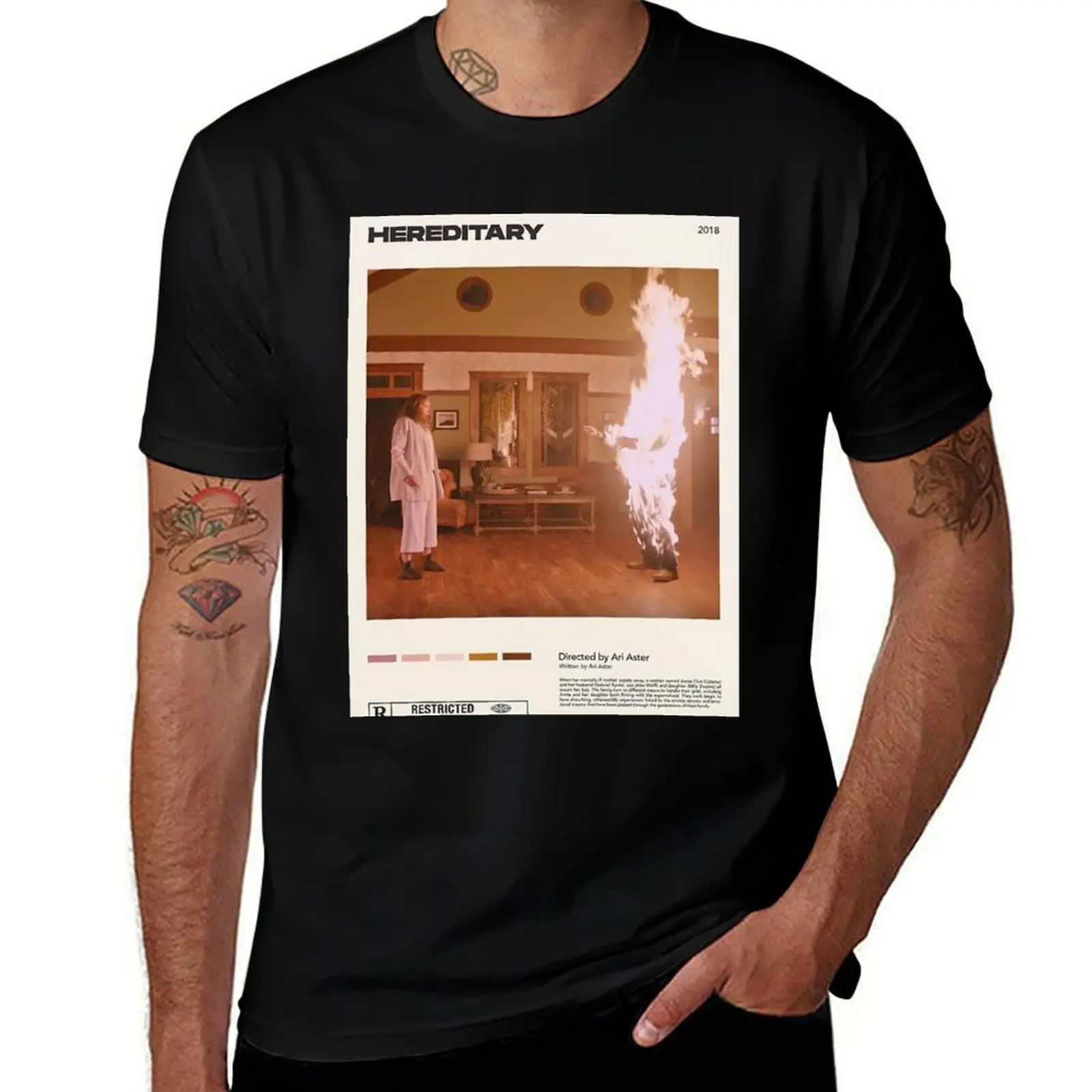/highresolution /Hereditary trending Poster T-Shirt Sporty Breathable Short Sleeve T-Shirt