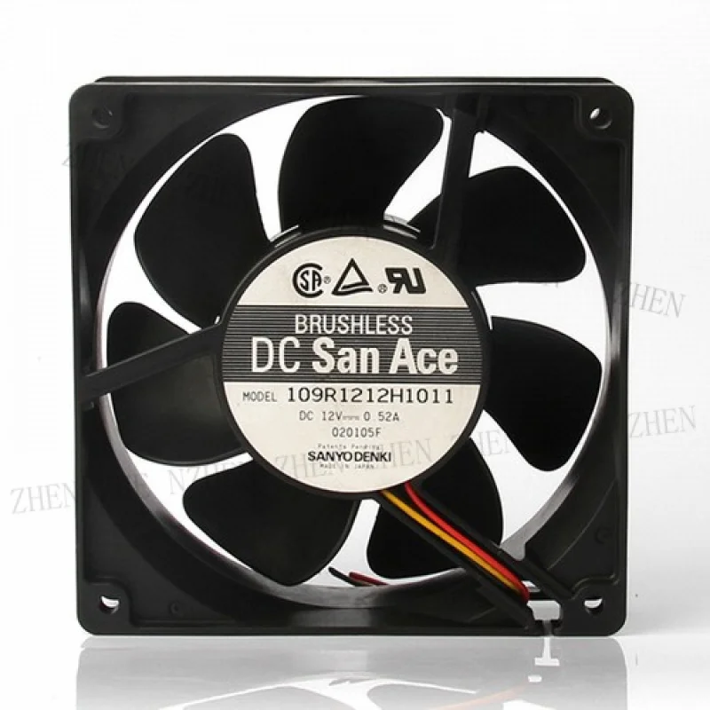 

Y 1 шт. новый для Sanyo San Ace 109R1212H1011 DC 12 В 0,52 А 3-контактный охлаждающий вентилятор # QW.