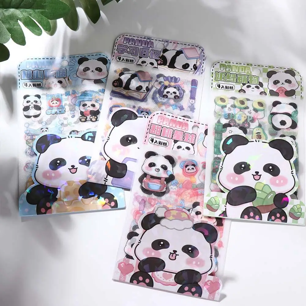 ของเล่นตลก Kawaii Panda สติกเกอร์กระดาษแฟชั่นการ์ตูน Panda สติกเกอร์ DIY สร้างสรรค์สัตว์สติกเกอร์ตกแต่งของขวัญวันเกิด