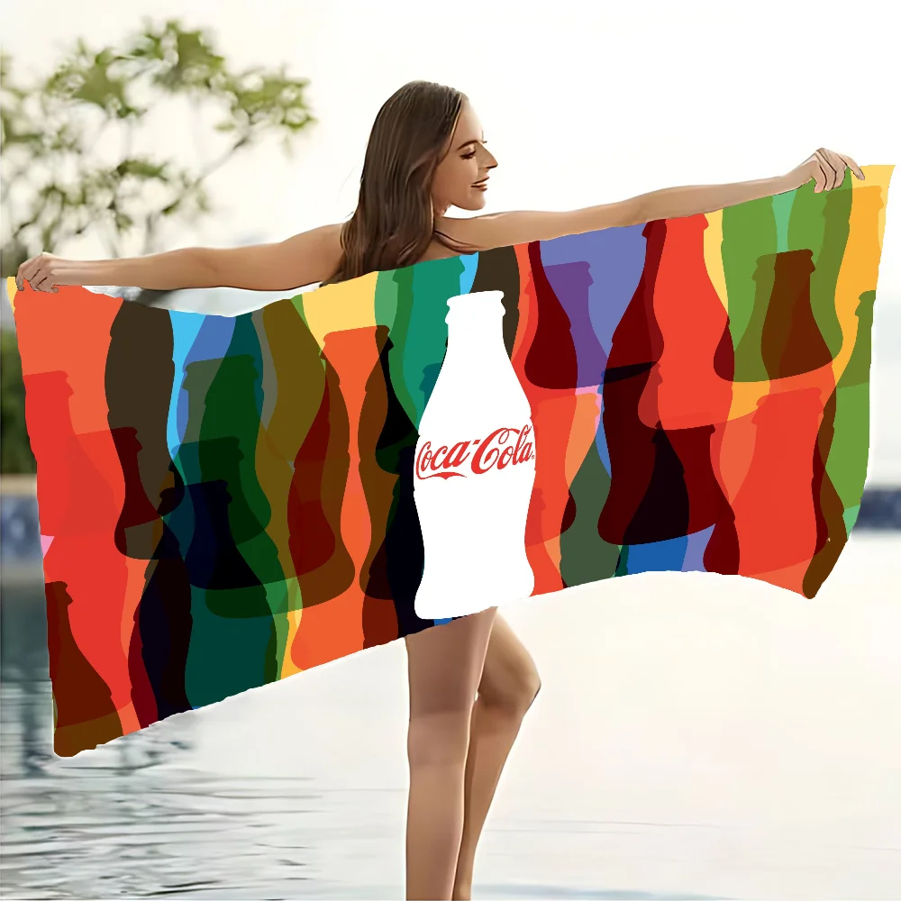 Coca-Cola Beach Towel Large Bath Towels Bathroom Personal Care Spa Quick Drying Towels For Home Bathroom Set Accessories Sauna