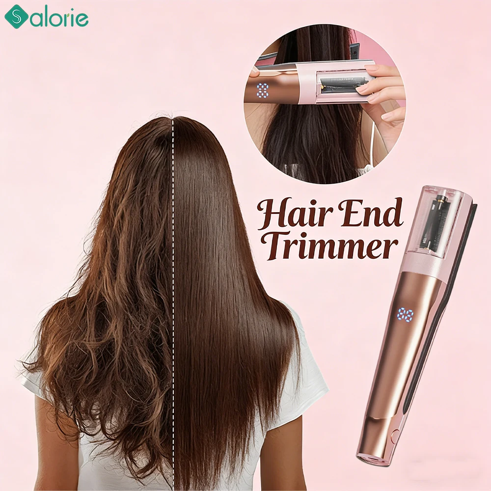 

Electric Split-Ender Hair End Trimmer Mini Cordless Hair Clipper for Removing Split Ends From Dry, Damaged, Curly & Frizzy Hair