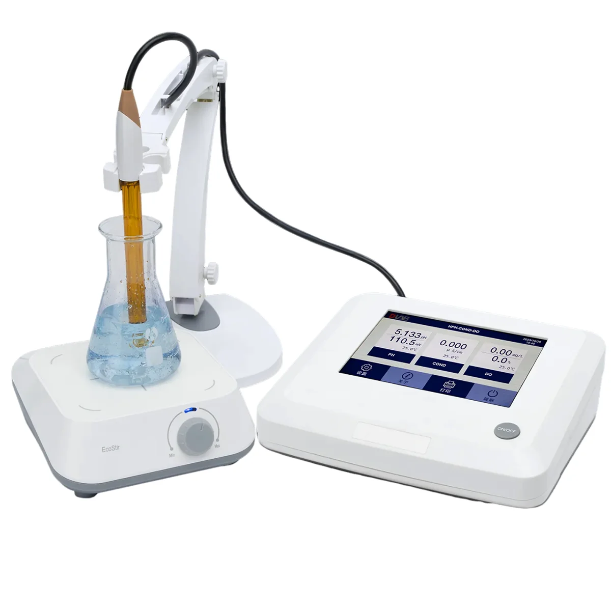 

High Precision Touch Screen Desktop 8 in 1 PH/ORP/TDS/EC/Temp/Sal/Res/DO Lab Water Quality Analyzer conductivity PH meter