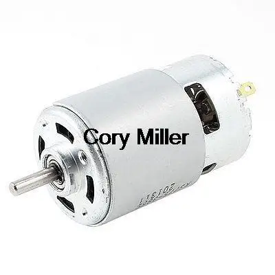 

DC 24V 7000RPM 12V 3500RPM 2Pin 5mm Shaft Dia Ball Bearing Electric Magnetic Micro Motor