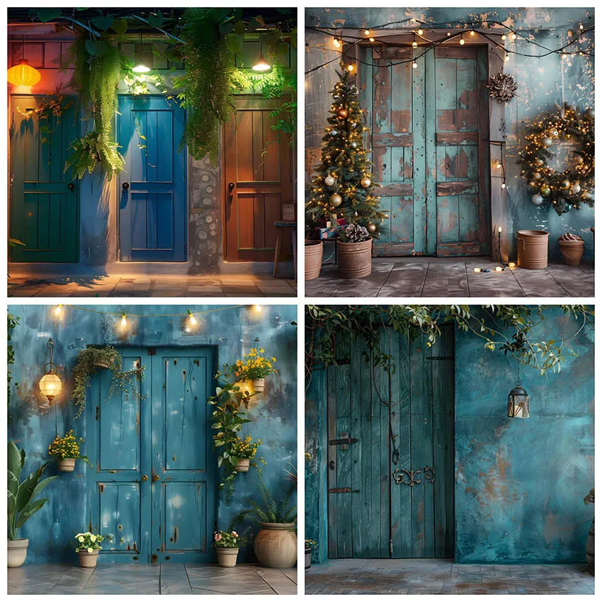 

Mehofond Photography Background Boho Vintage Rustic Door Adult Birthday Wedding Maternity Portrait Decor Backdrop Photo Studio