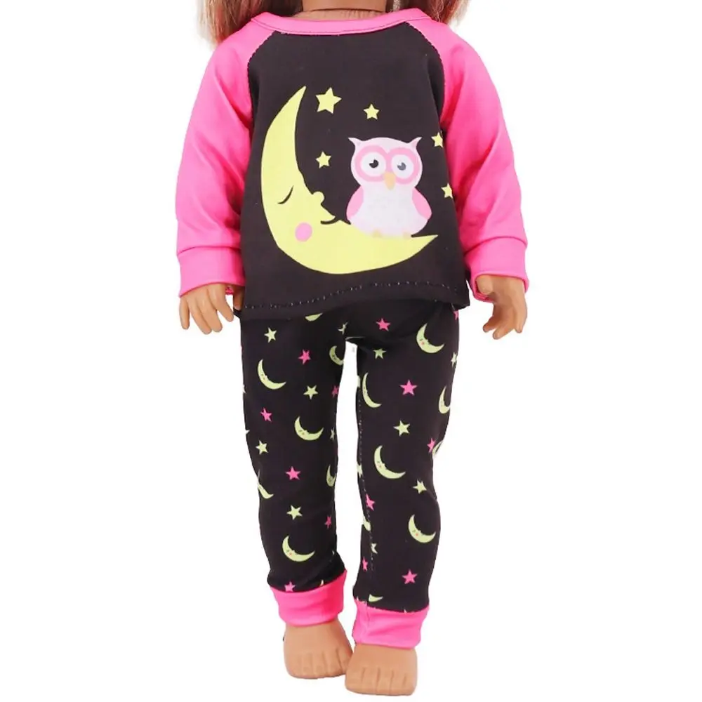 2 pezzi/set accessori per casa delle bambole per ragazza che cambiano gioco di vestizione mini abbigliamento per la casa bambole pigiama camicia pantaloni vestiti per bambole