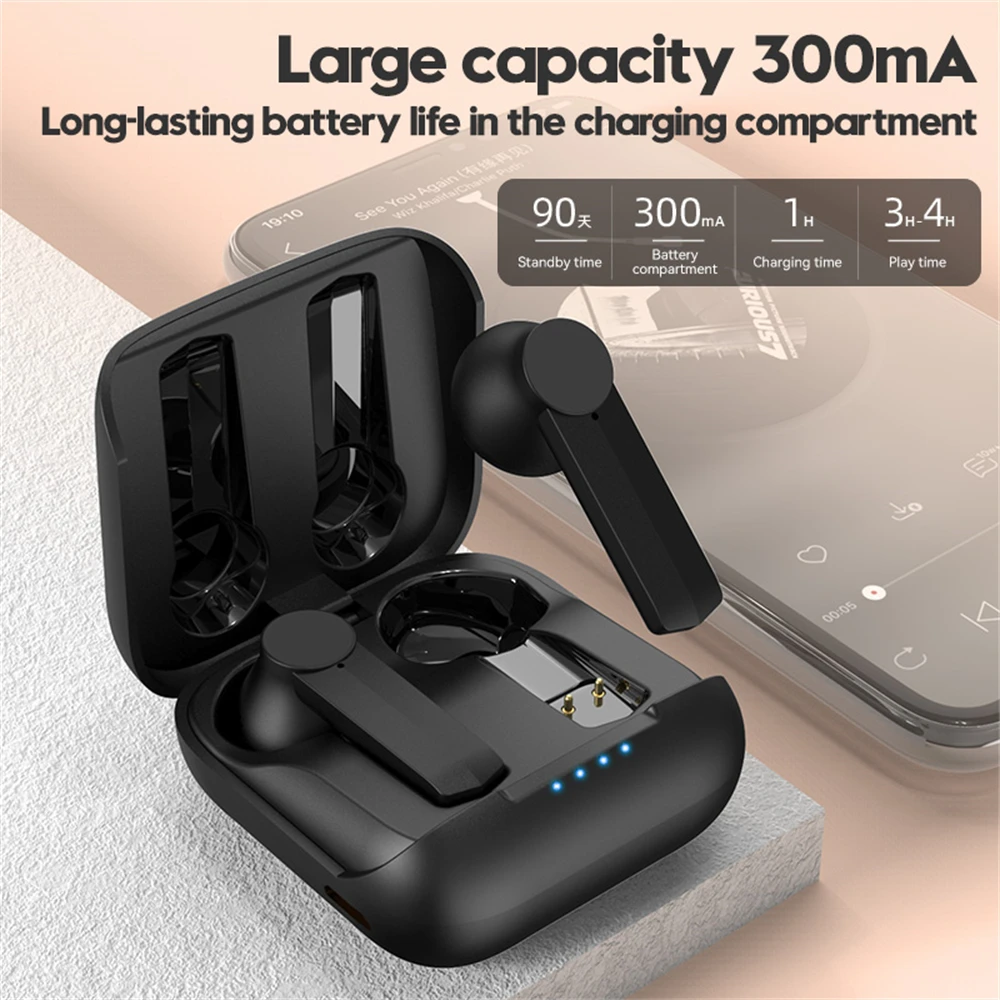 TWS F2 Fone بلوتوث 5.0 سماعات سماعات لاسلكية HiFi سماعة ستيريو الحد من الضوضاء سماعات أذن رياضية مع هيئة التصنيع العسكري للهاتف جديد