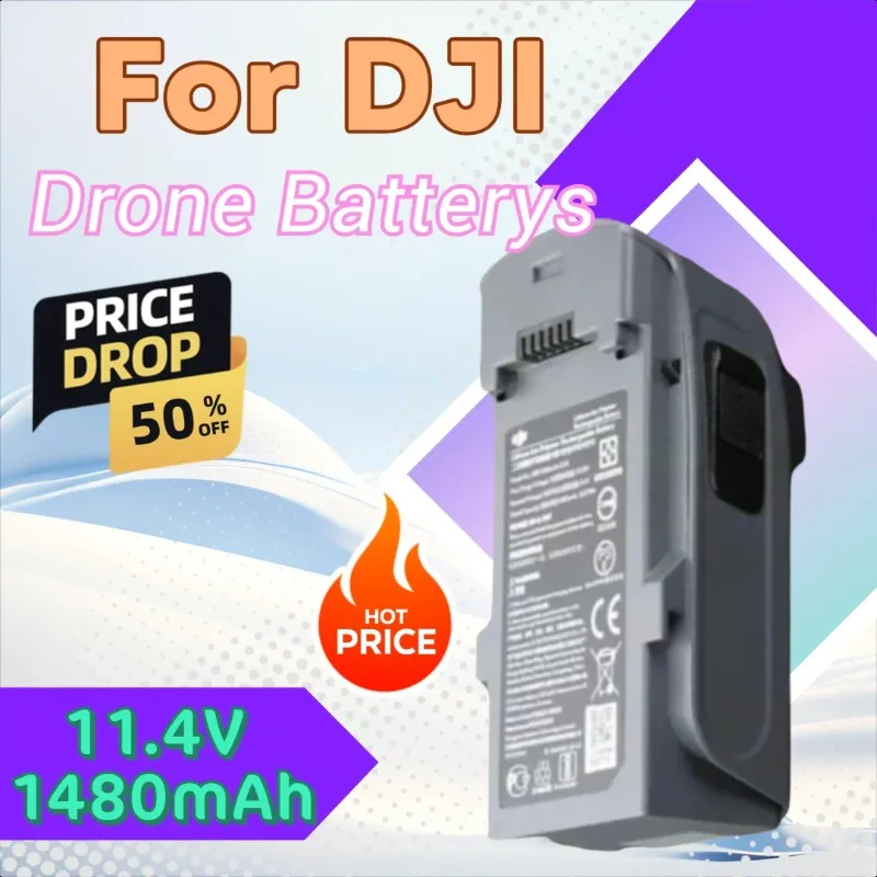 

For DJI Spark Drone High Quality New 11.4V 1480mAh Replacement Drone Battery