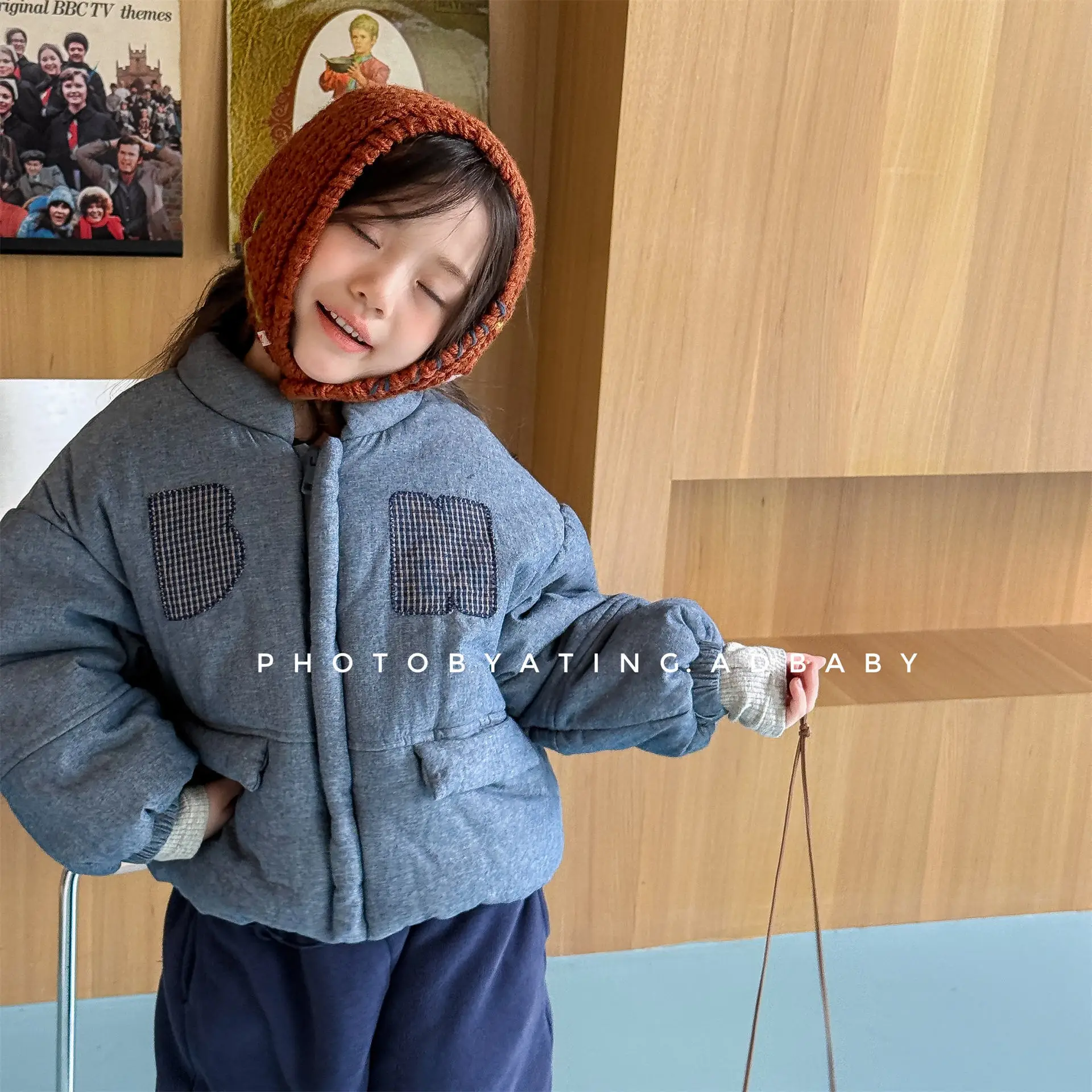 

2025 Winter New Children Cotton Padded Jacket Simple Boys Casual Coat Plus Velvet Thick Girls Warm Quilted Jacket Kids Clothes