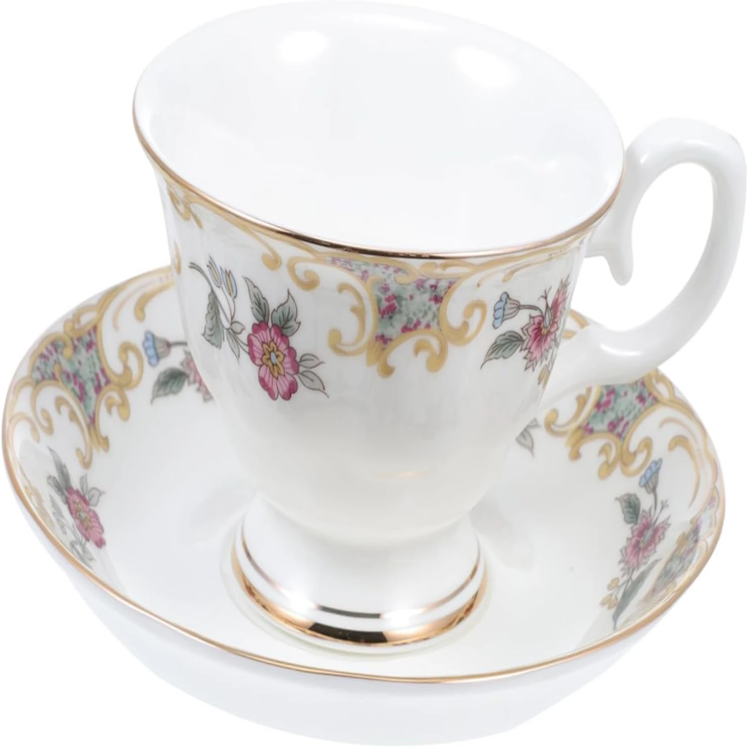 

gorgeous floral pattern. Make every sip a delightful experience with these unique and charming cups. Elevate your drinkware coll